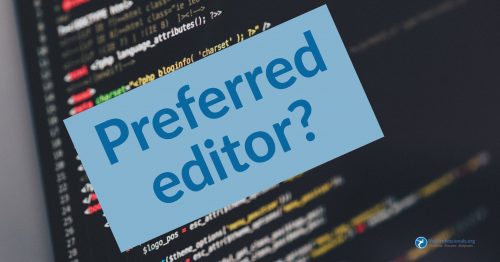 What is your prefrred editor for web pages these days?