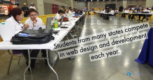 Students from many states compete each year in our web design and development contest in Louisville