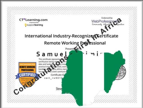 Remote Working Careers Africa Nigeria