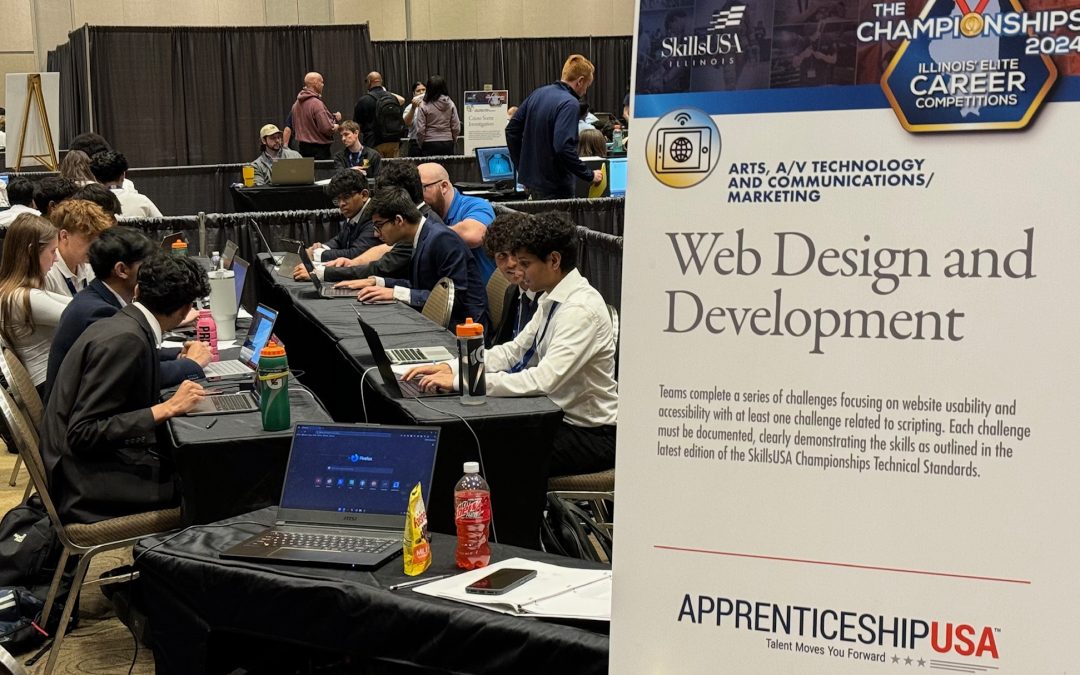 What Does it Look Like to Run a SkillsUSA State Web Design and Development Competition?