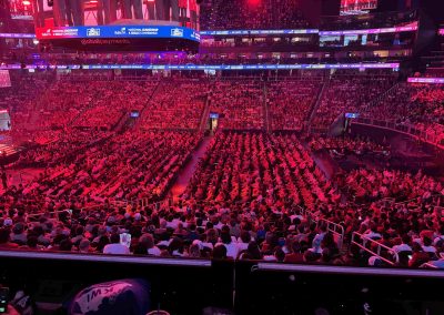 Crowd at awards ceremony on Friday night